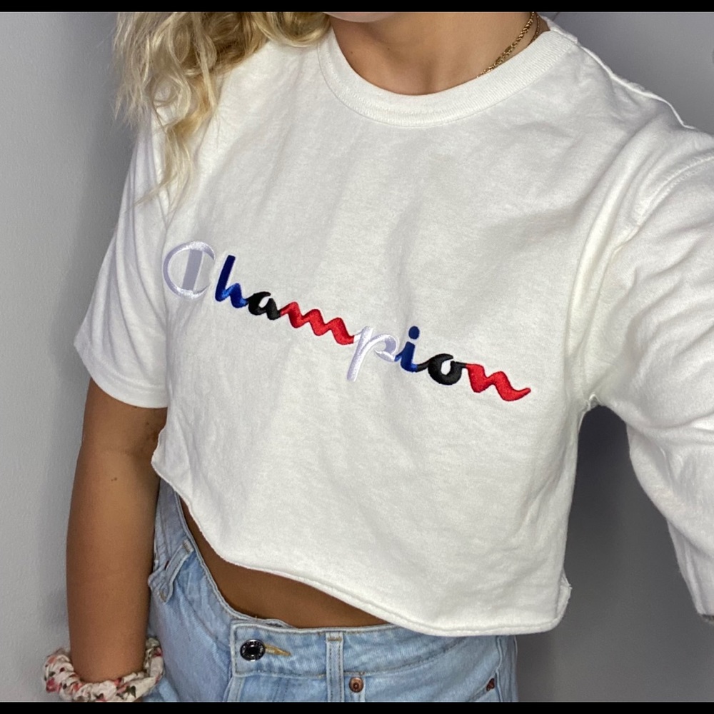 Champion cropped tshirt
